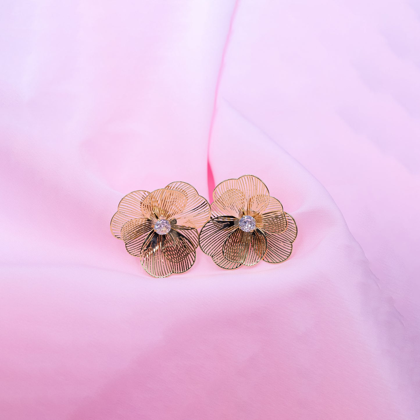Crystal Fleur Earrings