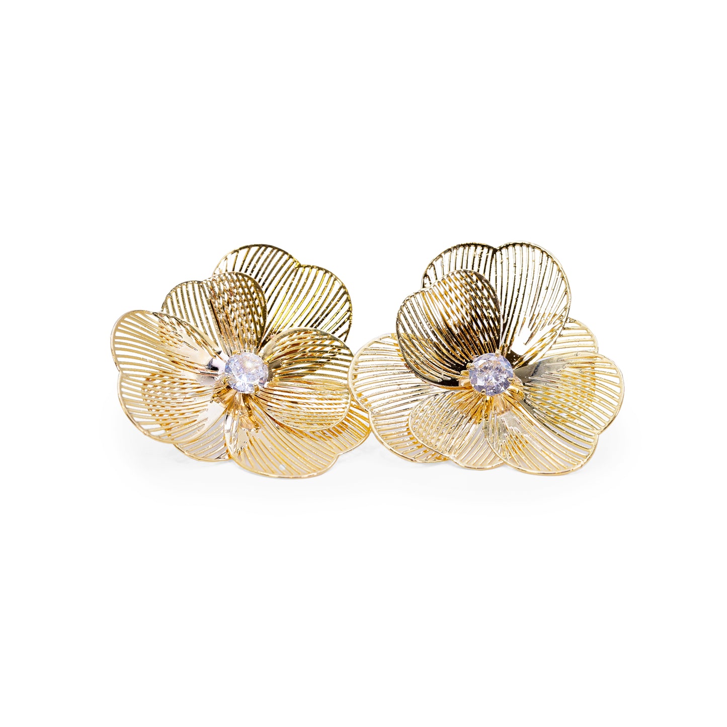 Crystal Fleur Earrings