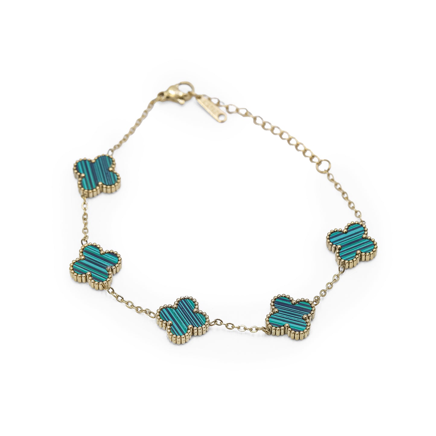 Clover Leaf Bracelet - Green