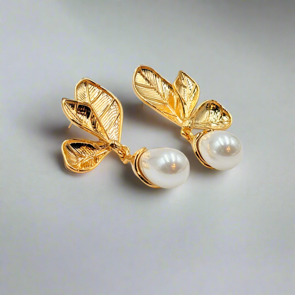 Opal Fern Earring
