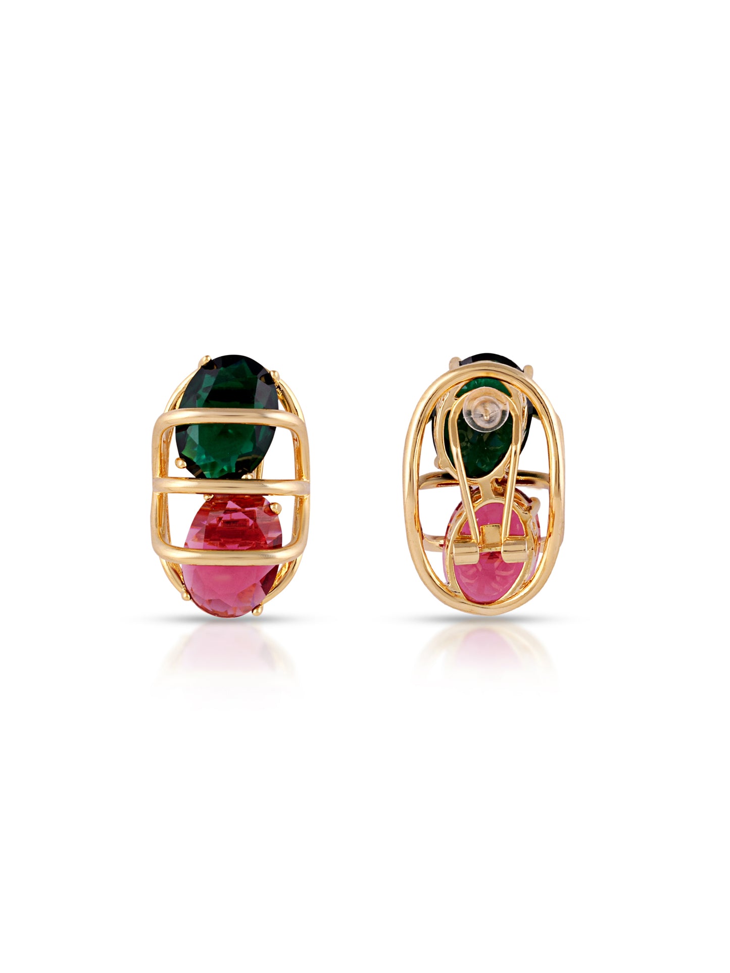 Dual Gold Plated Earrings