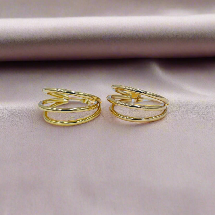 Triple Glow Hoops