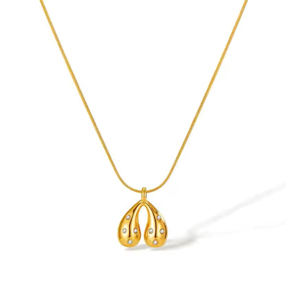 Golden Dew Drop Necklace