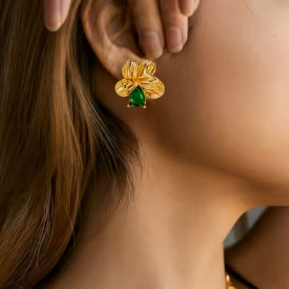 Jade Glow Earrings