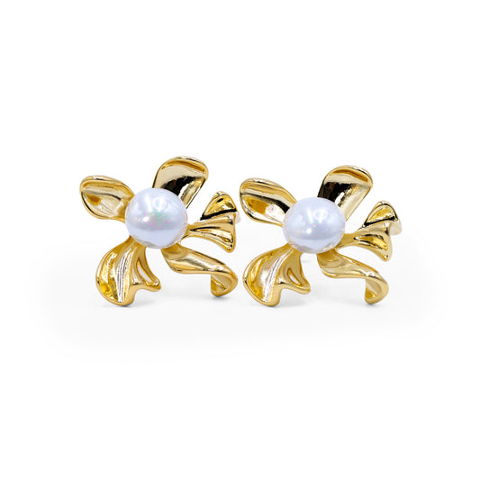 Pearl Blossom Earrings
