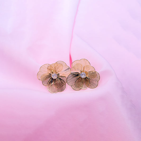 Crystal Fleur Earrings