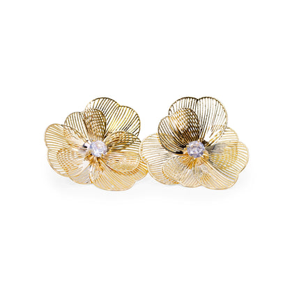 Crystal Fleur Earrings