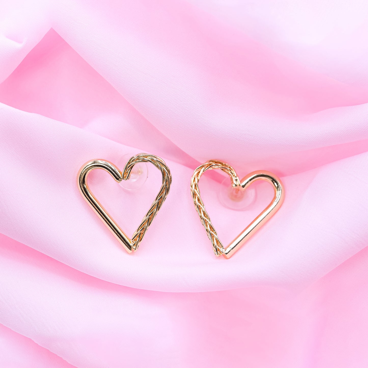 Mosaic Heart Studs