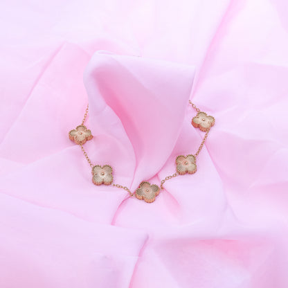 Clover Leaf Bracelet- Gold