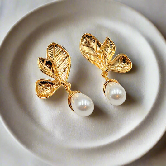 Opal Fern Earring