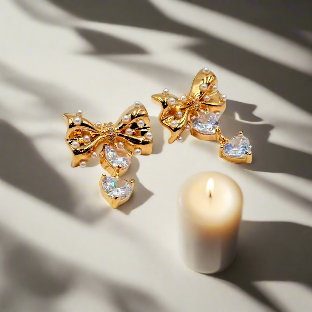 Bling Bow Earring
