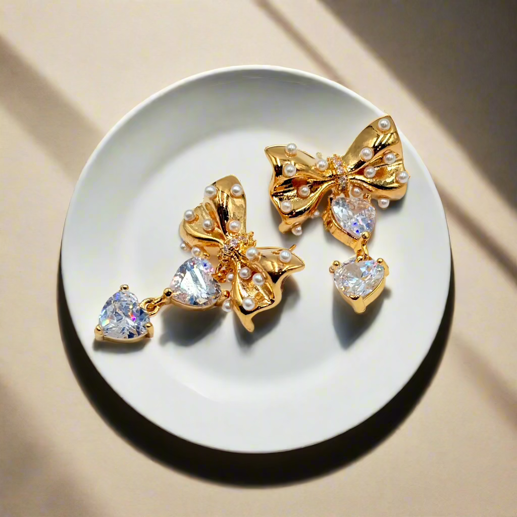 Bling Bow Earring
