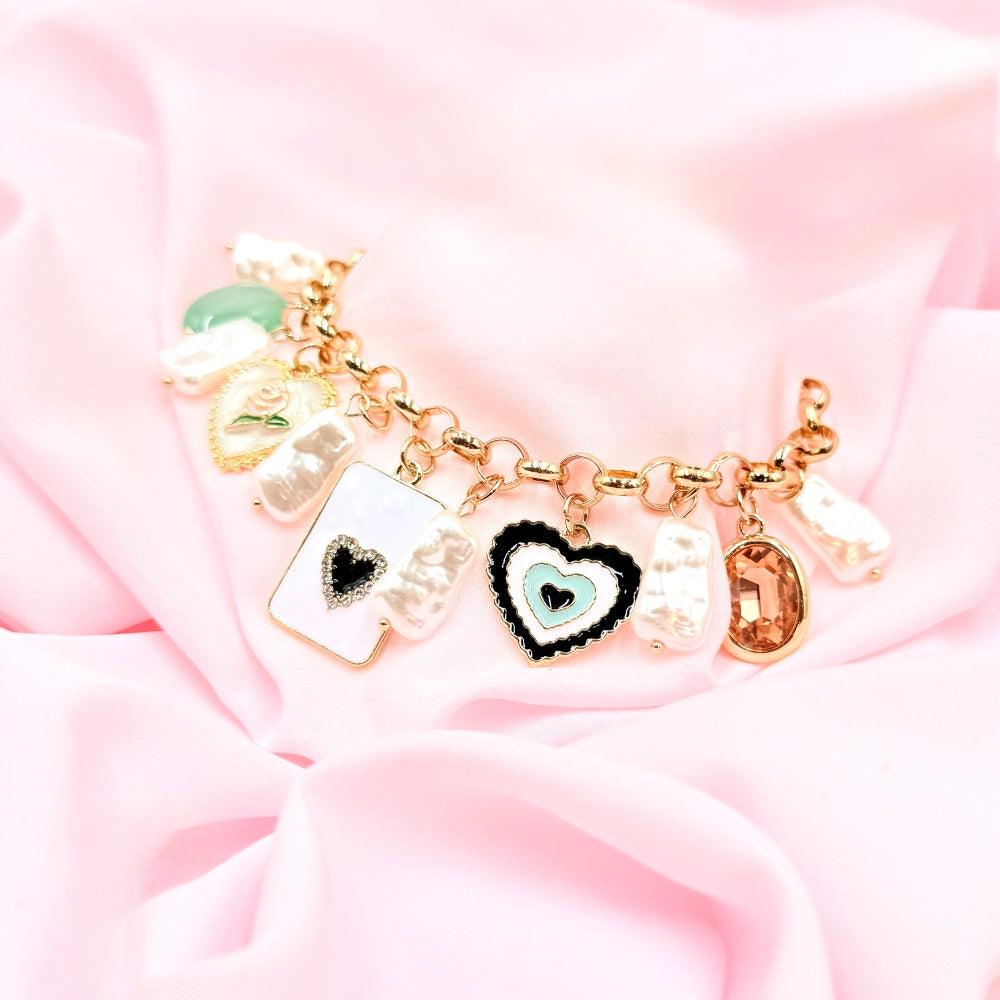 Enchanted Heart Charm Bracelet