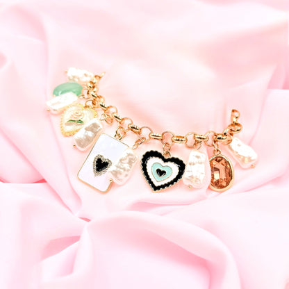 Enchanted Heart Charm Bracelet