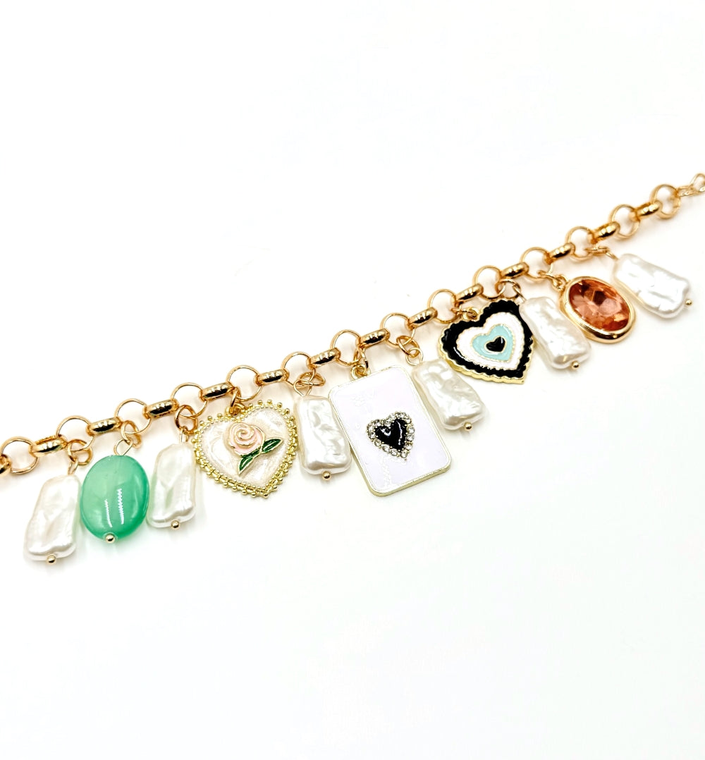 Enchanted Heart Charm Bracelet