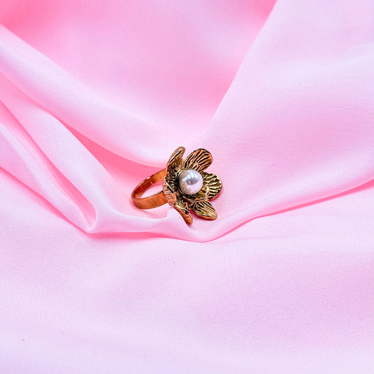 Lush Petals With Milky Quartz