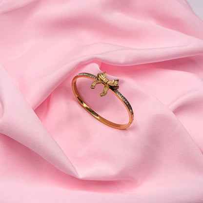 Glittering Bow Bracelet