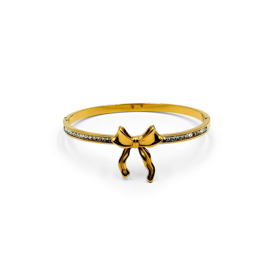 Glittering Bow Bracelet