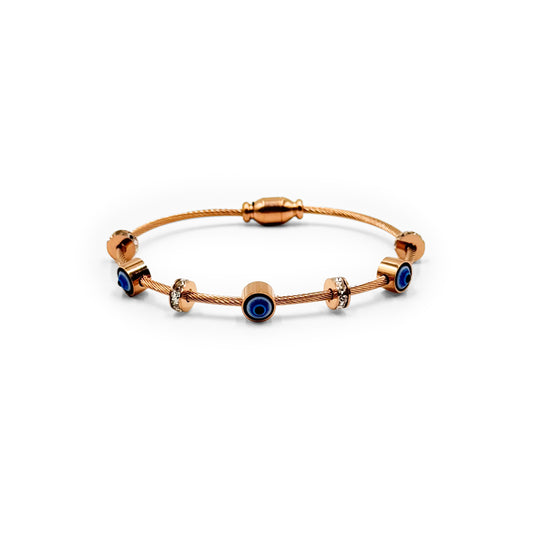 Magnetic Eye Charm- Rose Gold