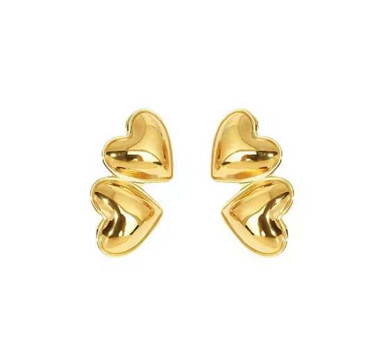 Heart Drop Earrings