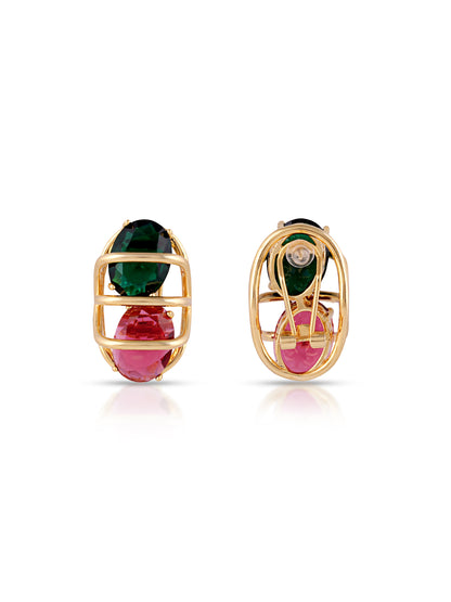 Dual Gold Plated Earrings