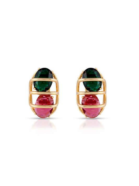 Dual Gold Plated Earrings